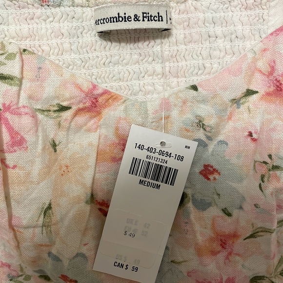 Clearance Item - Abercrombie & Fitch Off the Shoulder Ruffle Sleeve Top - Picture 5 of 6